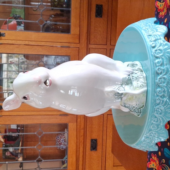 Ceramic Rabbit & Cabbage Pitcher Made in Italy "Pizzato" - Picture 4 of 4